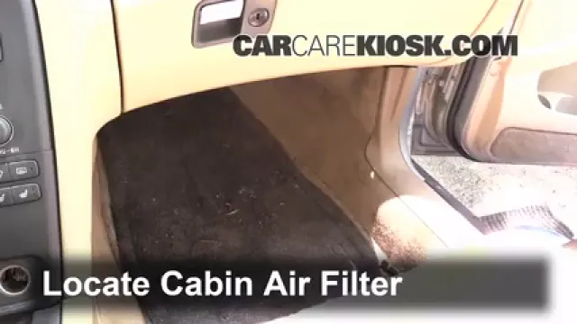 2002 Volvo S80 2.9 2.9L 6 Cyl. Air Filter (Cabin) Replace